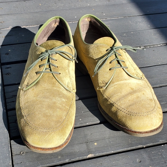 Green Suede Shoes mens 10.5 - Picture 4 of 5